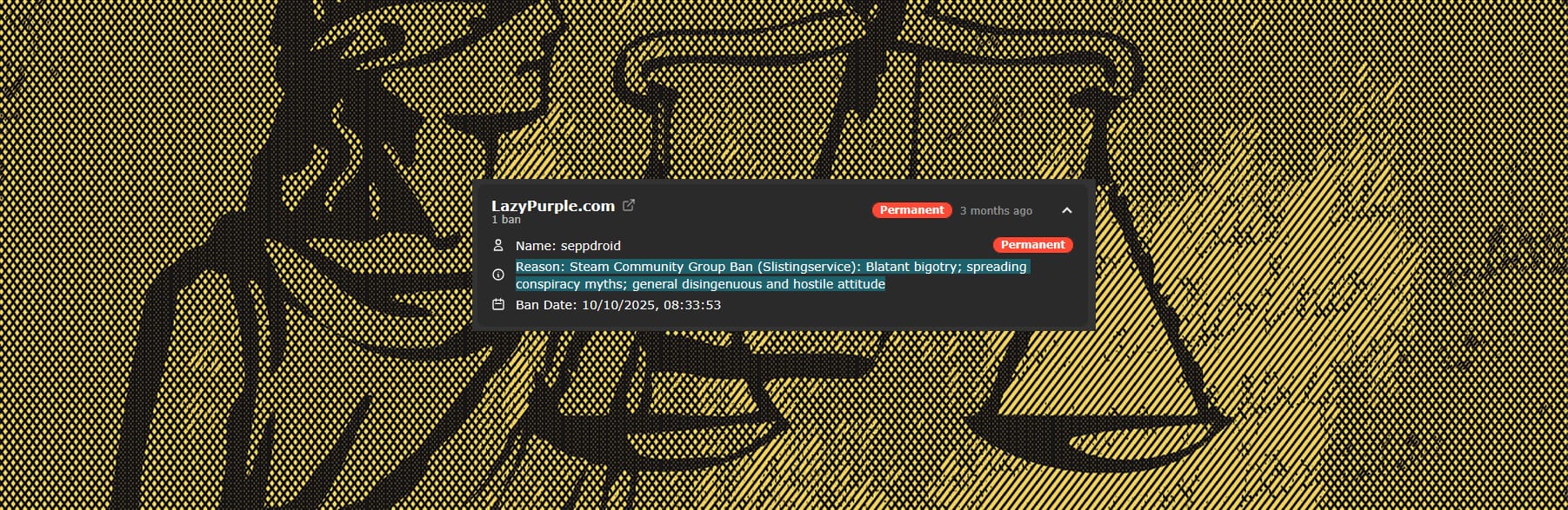 Guilty by Steam Group Association