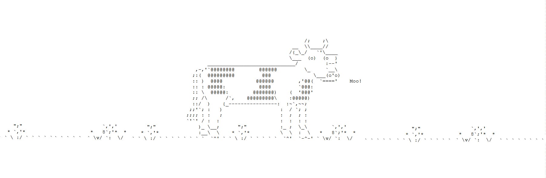 Rusty cows