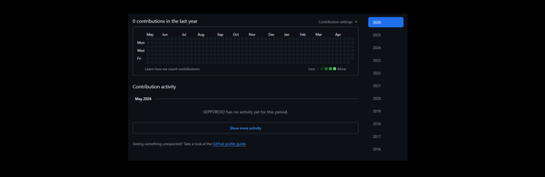 The hilarious state of my GitHub account
